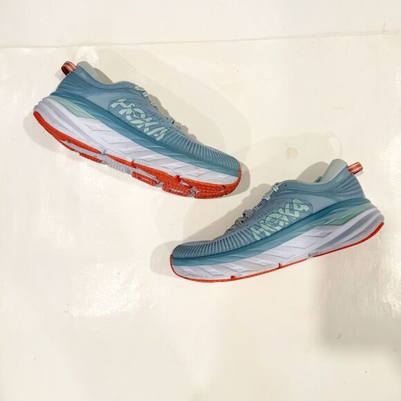 Hoka One One Bondi 7 Sneaker Blue Fog Women’s Size 7.5 - Picture 5 of 8